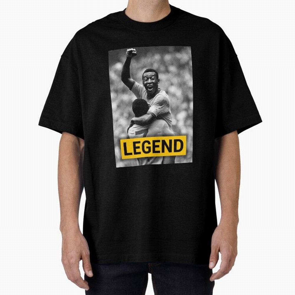 Pel¨¦ Legend Essential T-Shirt Create FIFA World Cup 2026 Spirit, with Portugal, Messi, Neymar and Mbappe, Championship Spirit, Famous Goals, Roaring Crowds and International Football Unity; Perfect for Supporters Who Want Bold Football Energy,