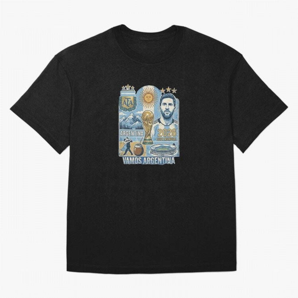 Argentina 2026 ¨C Copa Mundial Spirit Classic T-Shirt Feel FIFA World Cup 2026 for Fans of Haaland and Mbappe and England, France and Netherlands, Bringing Match Day Excitement, Supporter Culture, Golden Goals and Global Football Passion; Ideal for