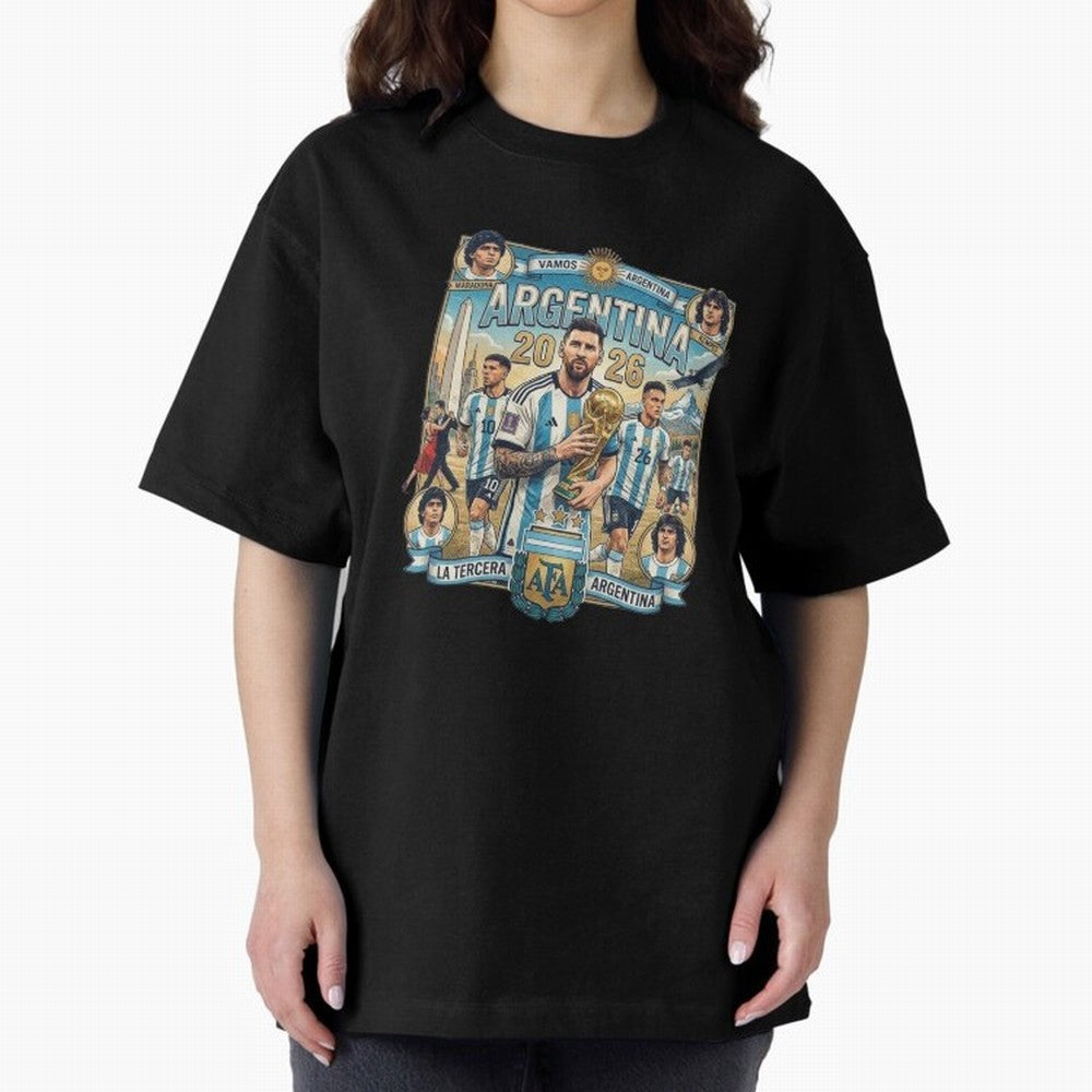 Argentina 2026 ¨C Copa Mundial Spirit Classic T-Shirt Enjoy the Biggest Football Party of FIFA World Cup 2026 Group Stage Spirit, with Netherlands, CR7 and Messi, Tournament Hype, Historic Matchups, Family Viewing Parties and Global Sports Pride;