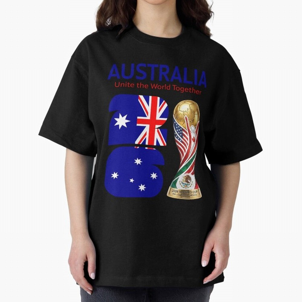 World Cup 2026, AUSTRALIA Classic T-Shirt Capture Stadium Memories from FIFA World Cup 2026 Group Stage Built around Neymar, Germany Energy, Classic Soccer Heritage, Championship Pressure, Fan Loyalty and International Pride; Perfect for Supporters