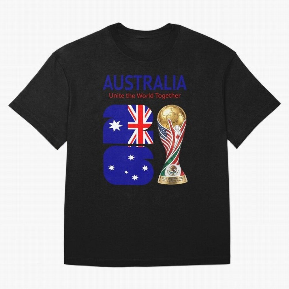 World Cup 2026, AUSTRALIA Classic T-Shirt Capture Stadium Memories from FIFA World Cup 2026 Group Stage Built around Neymar, Germany Energy, Classic Soccer Heritage, Championship Pressure, Fan Loyalty and International Pride; Perfect for Supporters