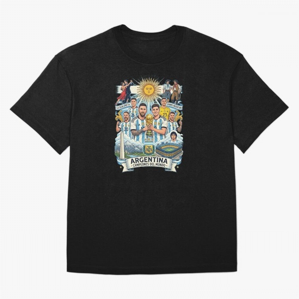 Argentina 2026 ¨C Copa Mundial Spirit Classic T-Shirt Feel Match Day Hype around FIFA World Cup 2026 Group Stage, Cristiano Ronaldo, Haaland and CR7, England, France and Netherlands, Football Passion, Legendary Performances, Festival Vibes and