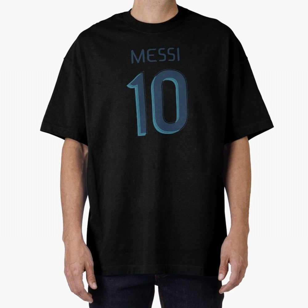 Messi 10 Oversized T-Shirt Carry National Pride through FIFA World Cup 2026 Group Stage Spirit, with Germany, CR7, Match Day Excitement, Supporter Culture, Golden Goals and Global Football Passion; Perfect for People Who Love Argentina, Brazil,
