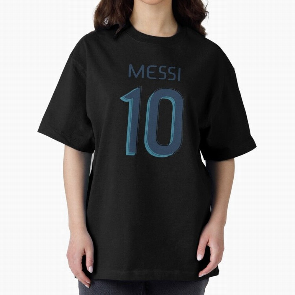 Messi 10 Oversized T-Shirt Carry National Pride through FIFA World Cup 2026 Group Stage Spirit, with Germany, CR7, Match Day Excitement, Supporter Culture, Golden Goals and Global Football Passion; Perfect for People Who Love Argentina, Brazil,