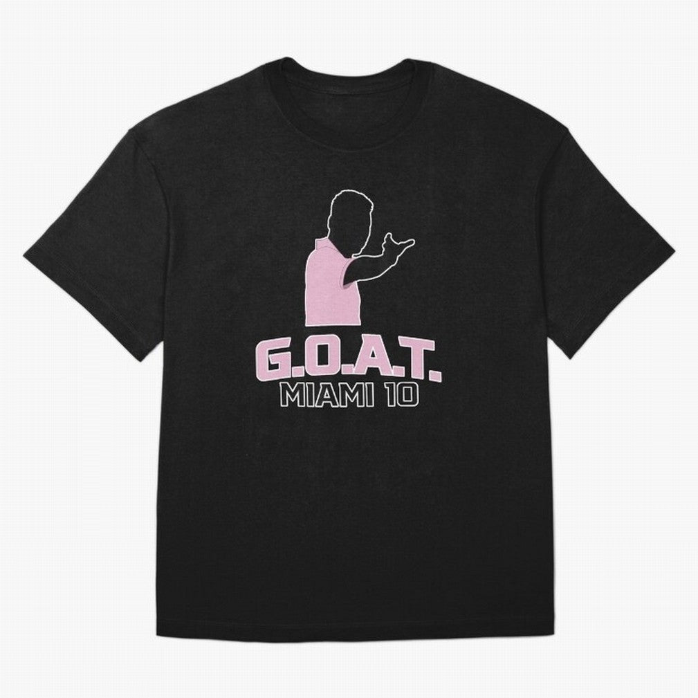 GOAT - MIAMI 10 Classic T-Shirt Step into Match Day Hype around FIFA World Cup 2026 USA Canada Mexico, Mbappe and Neymar, Argentina, France and Brazil, Football Festival Excitement, Trophy Ambitions, Country Rivalries and Star Player Buzz; Created