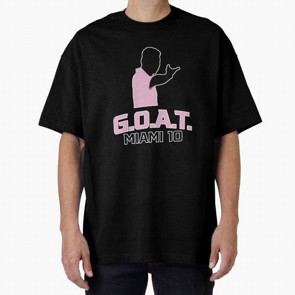 GOAT - MIAMI 10 Classic T-Shirt Step into Match Day Hype around FIFA World Cup 2026 USA Canada Mexico, Mbappe and Neymar, Argentina, France and Brazil, Football Festival Excitement, Trophy Ambitions, Country Rivalries and Star Player Buzz; Created