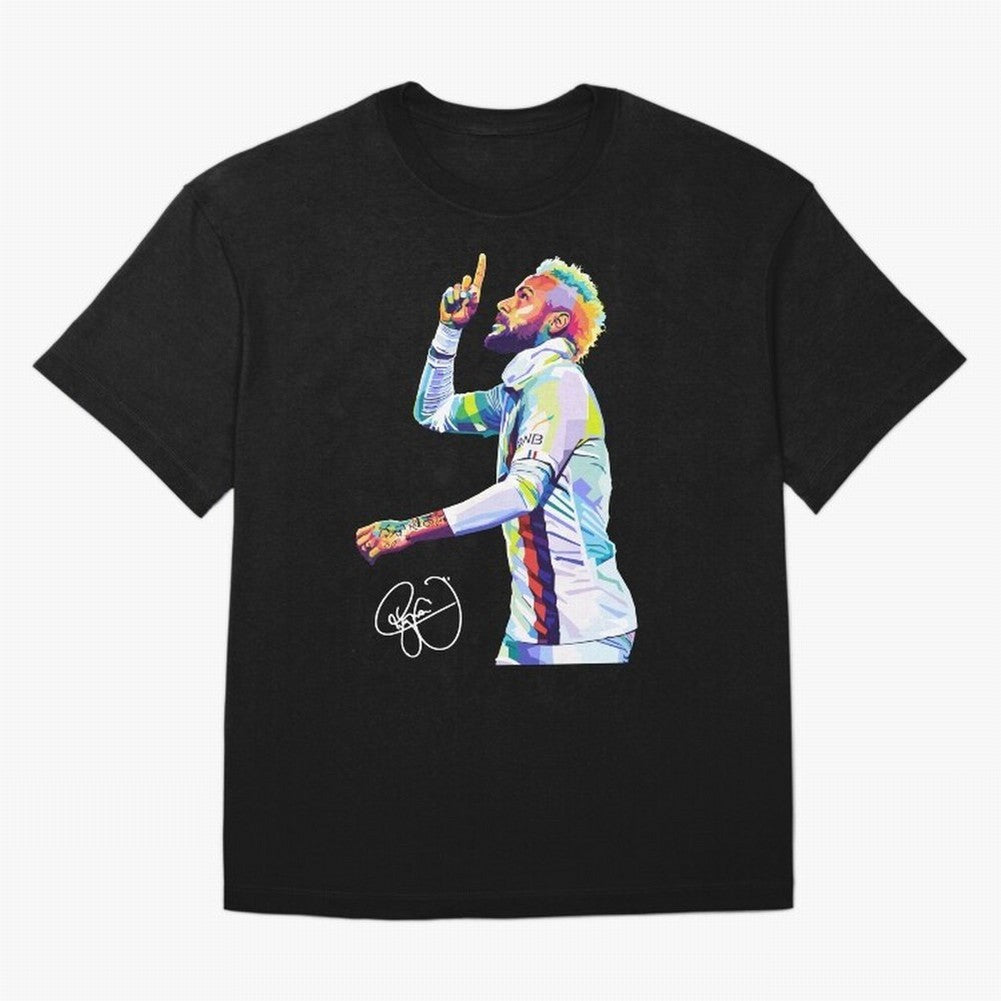 Neymar Jr Football Wpap Pop Art Classic T-Shirt Celebrate Supporters United by FIFA World Cup 2026 USA Canada Mexico Connected to Mbappe, England and Germany Energy, Soccer Culture, Superstar Moments, National Team Dreams and Competitive Fire;