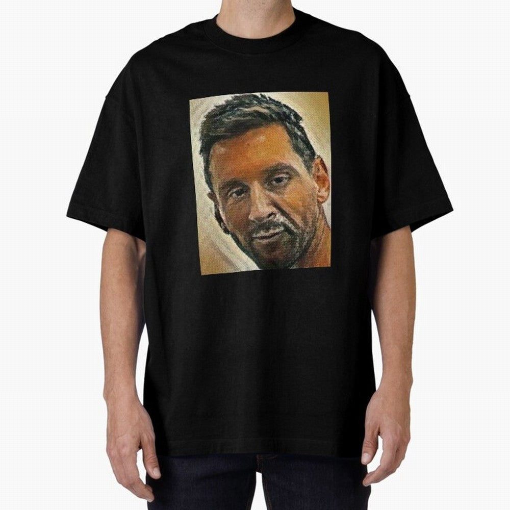 Messi Oversized T-Shirt Back Your Heroes with Match Day Hype around FIFA World Cup 2026, Cristiano Ronaldo, Spain, Football History, Final Match Energy, Crowd Noise and Once in a Lifetime Moments; Perfect for Supporters Who Want Bold Football