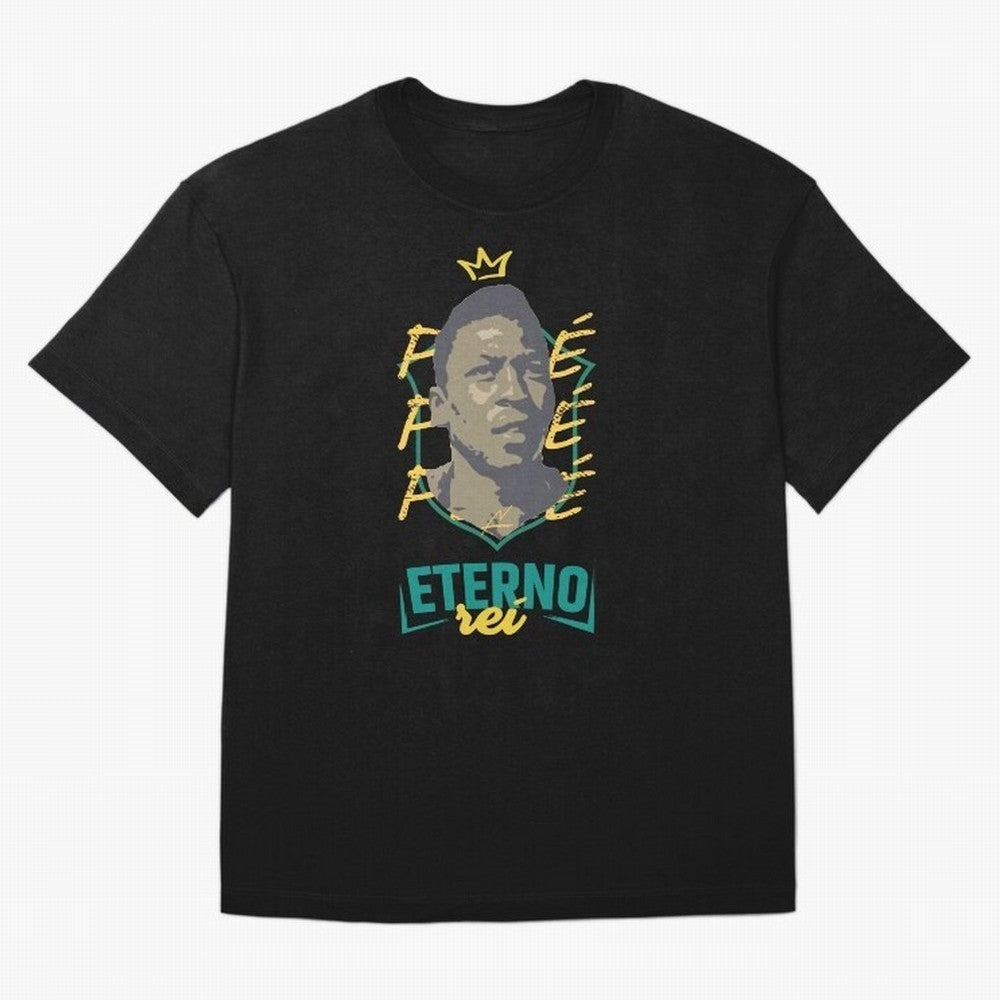 Messi and Neymar wearing a Pele t-shirt - Pel¨¦ Eterno - Pele Forever Rei Classic T-Shirt Get Ready for FIFA World Cup 2026 USA Canada Mexico Spirit, Built around Brazil, Messi, CR7 and Mbappe, Game Day Rituals, Football Legends, Country Pride and