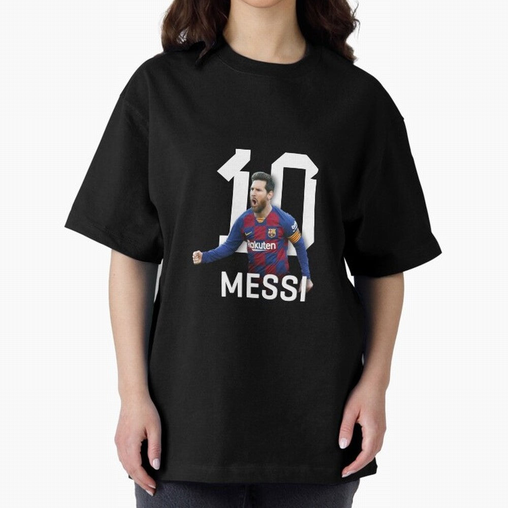 Leo Messi Oversized T-Shirt Show Up for the Glory of FIFA World Cup 2026 USA Canada Mexico for Fans of Messi and England, France and Netherlands, Bringing Global Supporter Spirit, Legendary Goals, National Colors and Tournament Celebration; Great