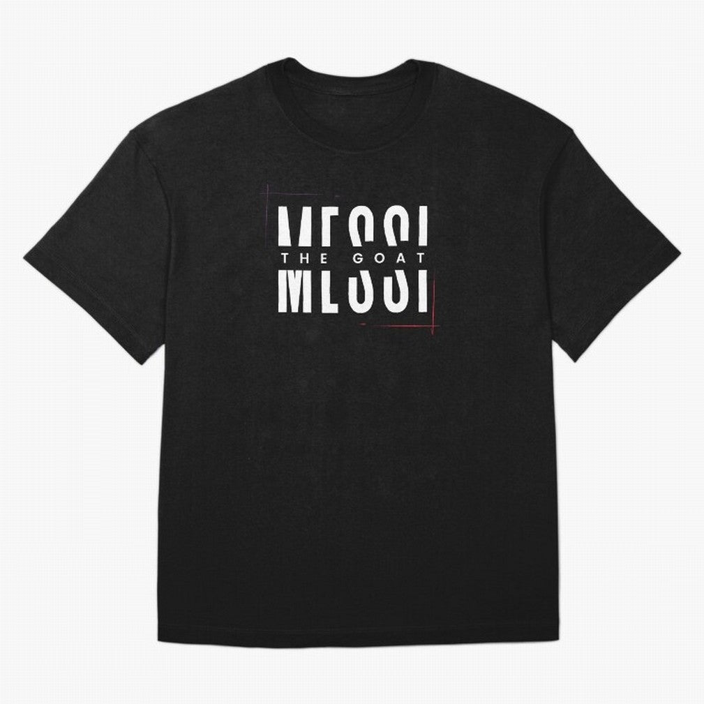 Messi Fan Art - THE GOAT (Black Edition) Classic T-Shirt Celebrate Football Heritage in the FIFA World Cup 2026 Group Stage Journey through Mbappe and Neymar Highlights, Spain Pride, Football Festival Excitement, Trophy Ambitions, Country Rivalries