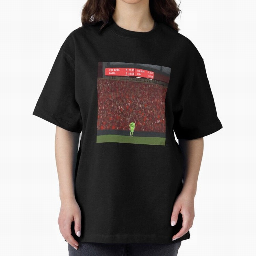 Liverpool 4-0 Barcelona painting Classic T-Shirt Support Iconic Players in FIFA World Cup 2026 for Fans of Mbappe and Neymar and Argentina, Bringing Champion Mindset, Group Stage Buzz, Knockout Tension and Passionate Fan Culture; Perfect for Fans,