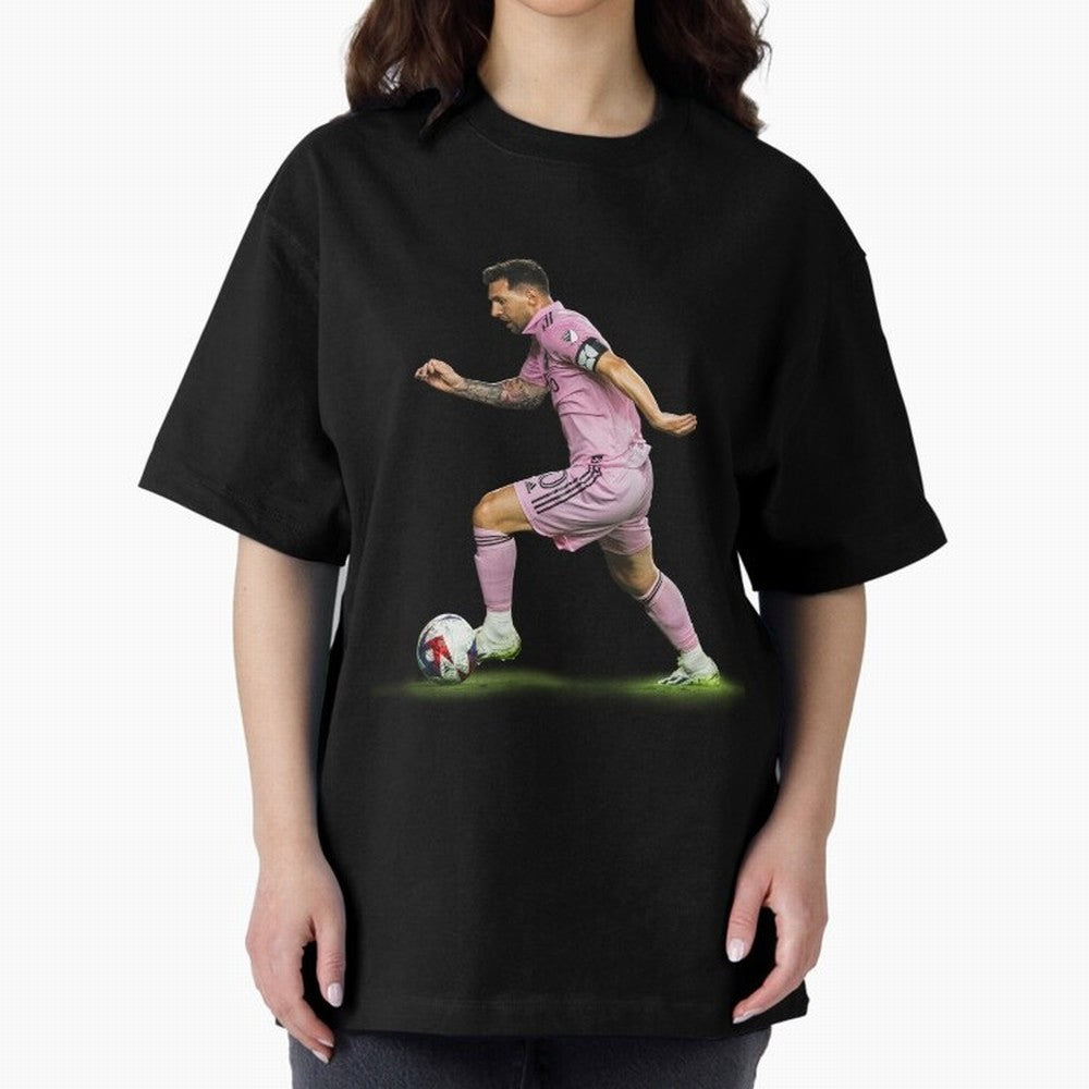 Messi Inter Miami Soccer Art ¨C Football Legend in Pink Jersey Classic T-Shirt Mark FIFA World Cup 2026 USA Canada Mexico Spirit, Driven by Argentina, Messi, Neymar and Mbappe, Game Day Rituals, Football Legends, Country Pride and the Road to the