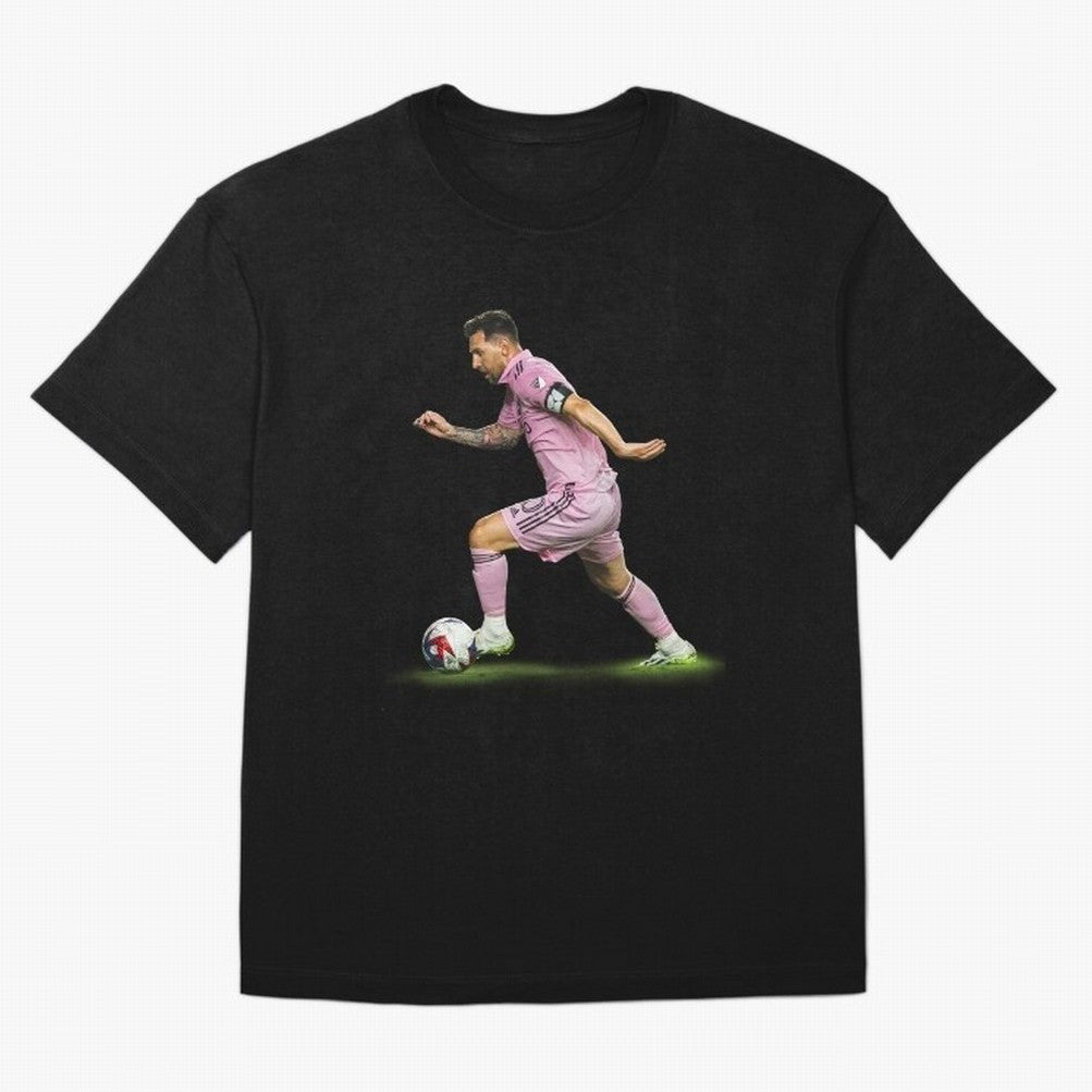Messi Inter Miami Soccer Art ¨C Football Legend in Pink Jersey Classic T-Shirt Mark FIFA World Cup 2026 USA Canada Mexico Spirit, Driven by Argentina, Messi, Neymar and Mbappe, Game Day Rituals, Football Legends, Country Pride and the Road to the
