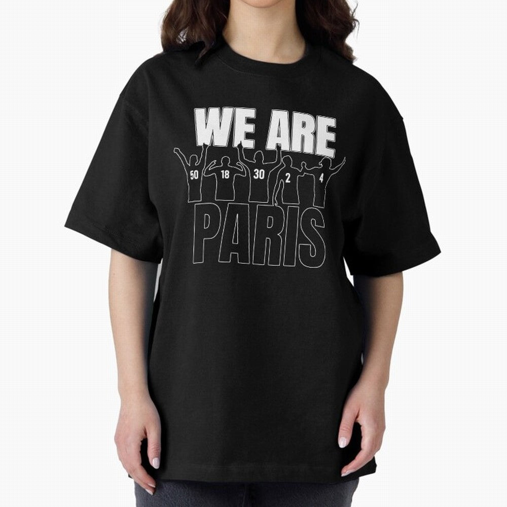 We are Paris Oversized T-Shirt Make the Season About the FIFA World Cup 2026 Group Stage Journey through Haaland and Mbappe Highlights, France Pride, Stadium Chants, National Pride, Trophy Dreams and Unforgettable Football Memories; Great for