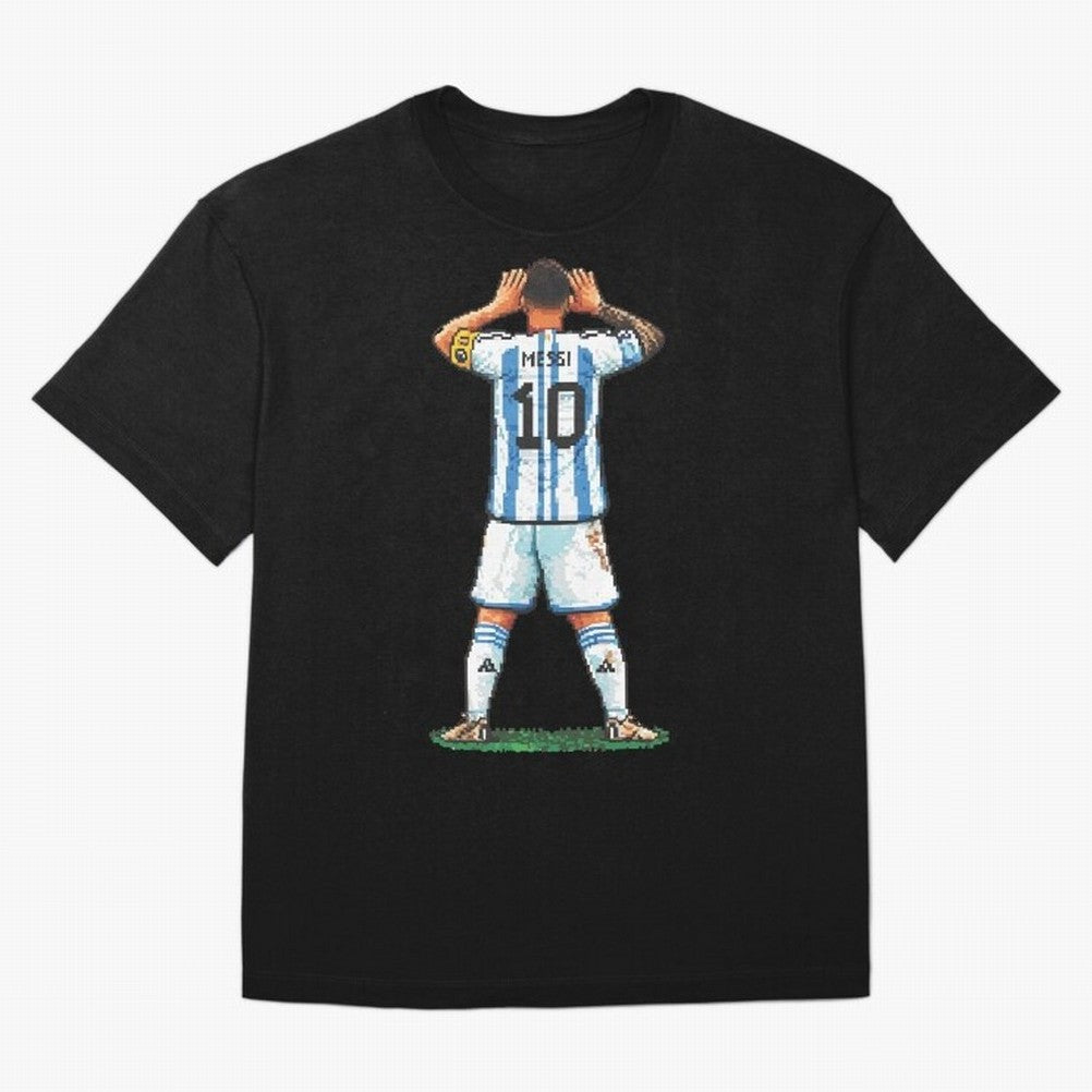Pixelated Messi Topo Gigio Classic T-Shirt Bring a Vintage Feel to the FIFA World Cup 2026 Group Stage Journey through Messi, CR7 and Mbappe Highlights, Argentina, France and Brazil Pride, Supporter Pride, Iconic Celebrations, Legendary Names and
