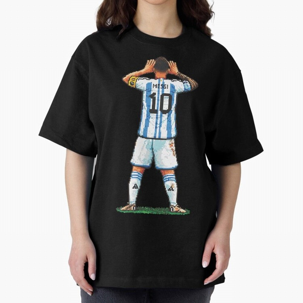 Pixelated Messi Topo Gigio Classic T-Shirt Bring a Vintage Feel to the FIFA World Cup 2026 Group Stage Journey through Messi, CR7 and Mbappe Highlights, Argentina, France and Brazil Pride, Supporter Pride, Iconic Celebrations, Legendary Names and