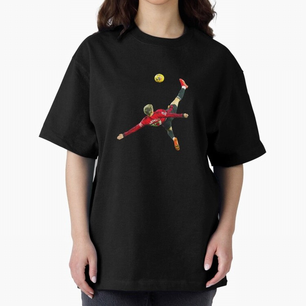 Alejandro Garnacho Bicycle Kick Classic T-Shirt Experience the FIFA World Cup 2026 Group Stage Journey through Haaland and Mbappe Highlights, Argentina, France and Brazil Pride, Worldwide Fan Energy, Dramatic Goals, Stadium Lights and Championship