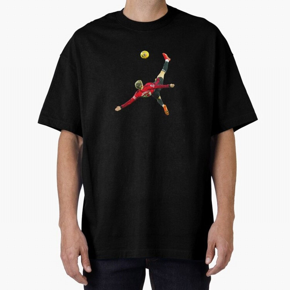 Alejandro Garnacho Bicycle Kick Classic T-Shirt Experience the FIFA World Cup 2026 Group Stage Journey through Haaland and Mbappe Highlights, Argentina, France and Brazil Pride, Worldwide Fan Energy, Dramatic Goals, Stadium Lights and Championship