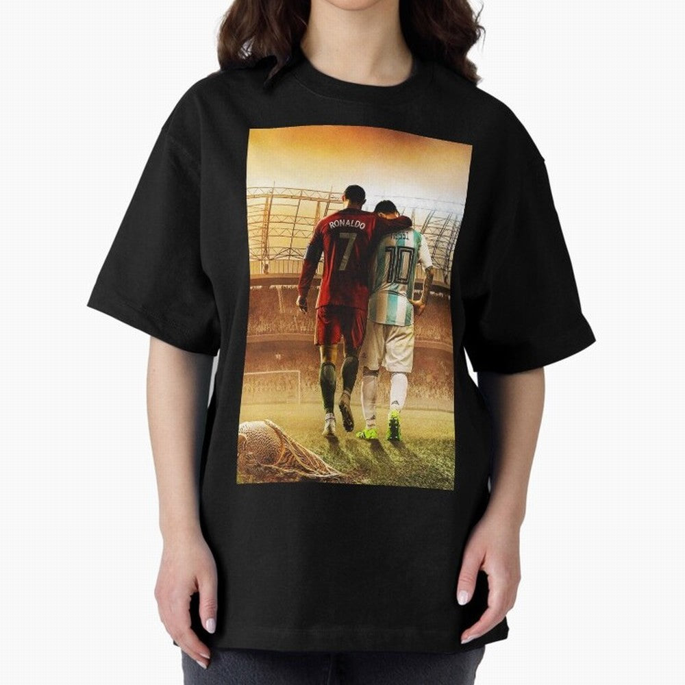 christian and messi Classic T-Shirt Celebrate Classic Football Spirit in Match Day Hype around FIFA World Cup 2026 USA Canada Mexico, Mbappe, Brazil, Classic Soccer Heritage, Championship Pressure, Fan Loyalty and International Pride; Perfect for