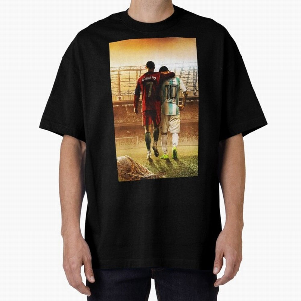 christian and messi Classic T-Shirt Celebrate Classic Football Spirit in Match Day Hype around FIFA World Cup 2026 USA Canada Mexico, Mbappe, Brazil, Classic Soccer Heritage, Championship Pressure, Fan Loyalty and International Pride; Perfect for