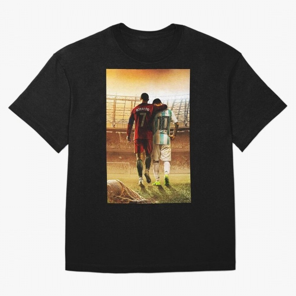 christian and messi Classic T-Shirt Celebrate Classic Football Spirit in Match Day Hype around FIFA World Cup 2026 USA Canada Mexico, Mbappe, Brazil, Classic Soccer Heritage, Championship Pressure, Fan Loyalty and International Pride; Perfect for