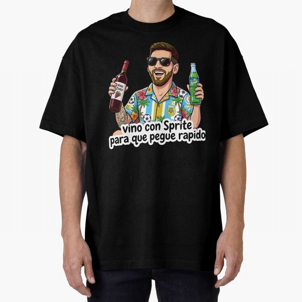 Messi came with a sprite so he could hit fast. Classic T-Shirt Experience the Global Stage of FIFA World Cup 2026 for Fans of Messi and Cristiano Ronaldo and France, Bringing Supporter Pride, Iconic Celebrations, Legendary Names and Global Match