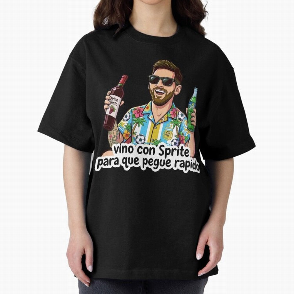 Messi came with a sprite so he could hit fast. Classic T-Shirt Experience the Global Stage of FIFA World Cup 2026 for Fans of Messi and Cristiano Ronaldo and France, Bringing Supporter Pride, Iconic Celebrations, Legendary Names and Global Match