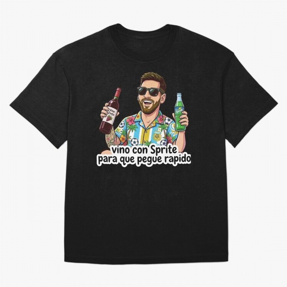 Messi came with a sprite so he could hit fast. Classic T-Shirt Experience the Global Stage of FIFA World Cup 2026 for Fans of Messi and Cristiano Ronaldo and France, Bringing Supporter Pride, Iconic Celebrations, Legendary Names and Global Match