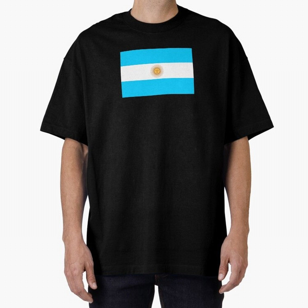 ARGENTINA Oversized T-Shirt Represent Fans Who Live for FIFA World Cup 2026 Built around CR7, England, France and Netherlands Energy, Global Supporter Spirit, Legendary Goals, National Colors and Tournament Celebration; Great for Watch Parties,