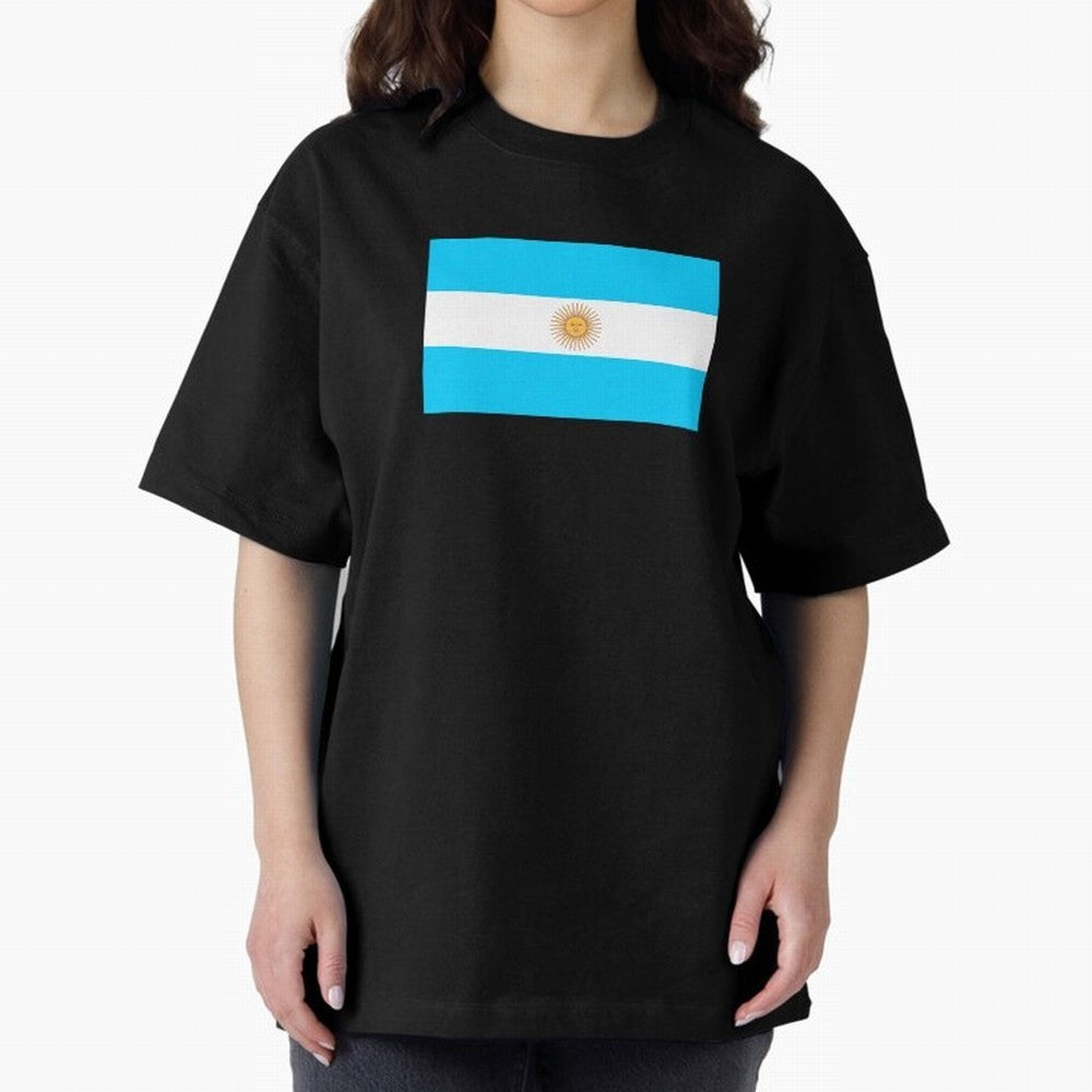 ARGENTINA Oversized T-Shirt Represent Fans Who Live for FIFA World Cup 2026 Built around CR7, England, France and Netherlands Energy, Global Supporter Spirit, Legendary Goals, National Colors and Tournament Celebration; Great for Watch Parties,