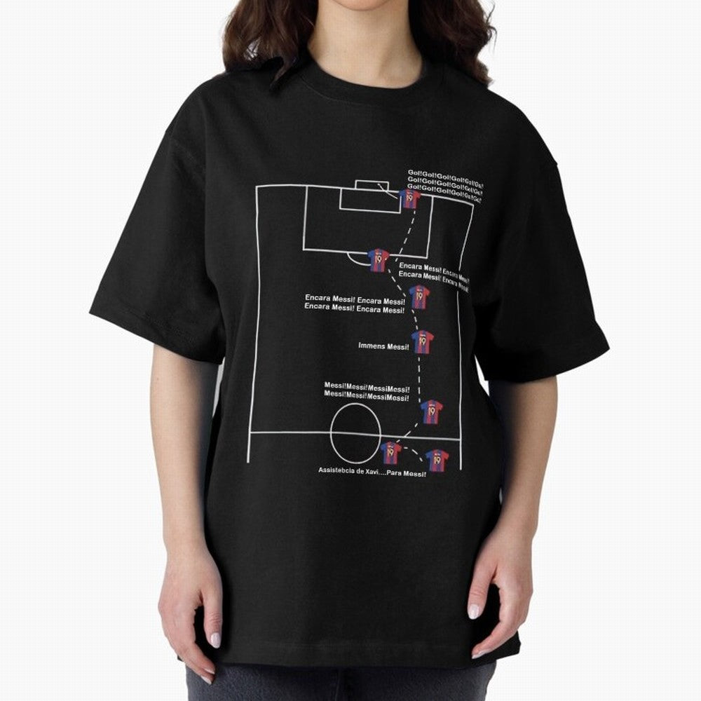 Encara messi gol gol gol Oversized T-Shirt Step into Global Football Passion for FIFA World Cup 2026 USA Canada Mexico, Featuring Neymar, Germany, Football Festival Excitement, Trophy Ambitions, Country Rivalries and Star Player Buzz; Perfect for