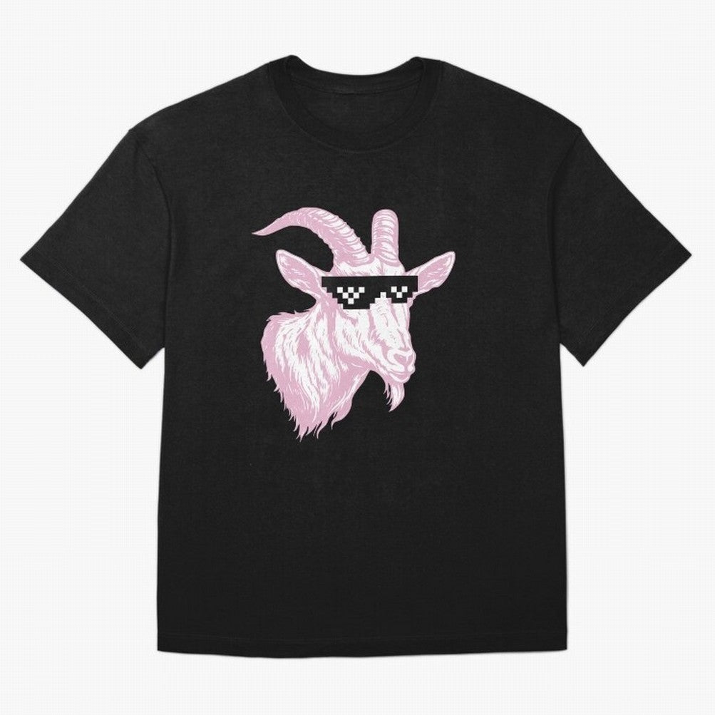 GOAT - MIAMI 10 - Pink Goat Classic T-Shirt Show Up for the Glory of Match Day Hype around FIFA World Cup 2026 USA Canada Mexico, Messi, Neymar and Mbappe, Portugal, Spain and Germany, Sports Nostalgia, International Competition, Famous Players and