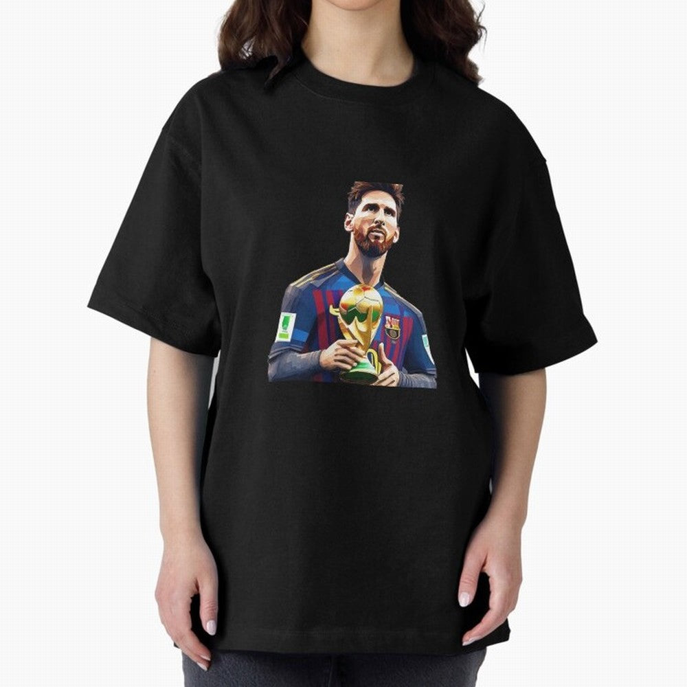 Messi World Cup with Barcelona Jersey Art Gift Classic T-Shirt Elevate Match Day Hype around FIFA World Cup 2026 Group Stage, Neymar, Haaland and Cristiano Ronaldo, Brazil, Worldwide Fan Energy, Dramatic Goals, Stadium Lights and Championship