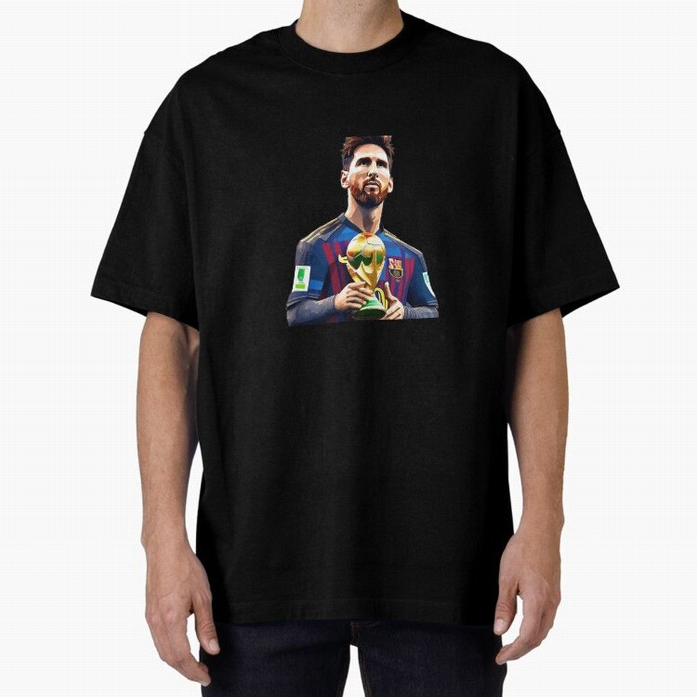 Messi World Cup with Barcelona Jersey Art Gift Classic T-Shirt Elevate Match Day Hype around FIFA World Cup 2026 Group Stage, Neymar, Haaland and Cristiano Ronaldo, Brazil, Worldwide Fan Energy, Dramatic Goals, Stadium Lights and Championship