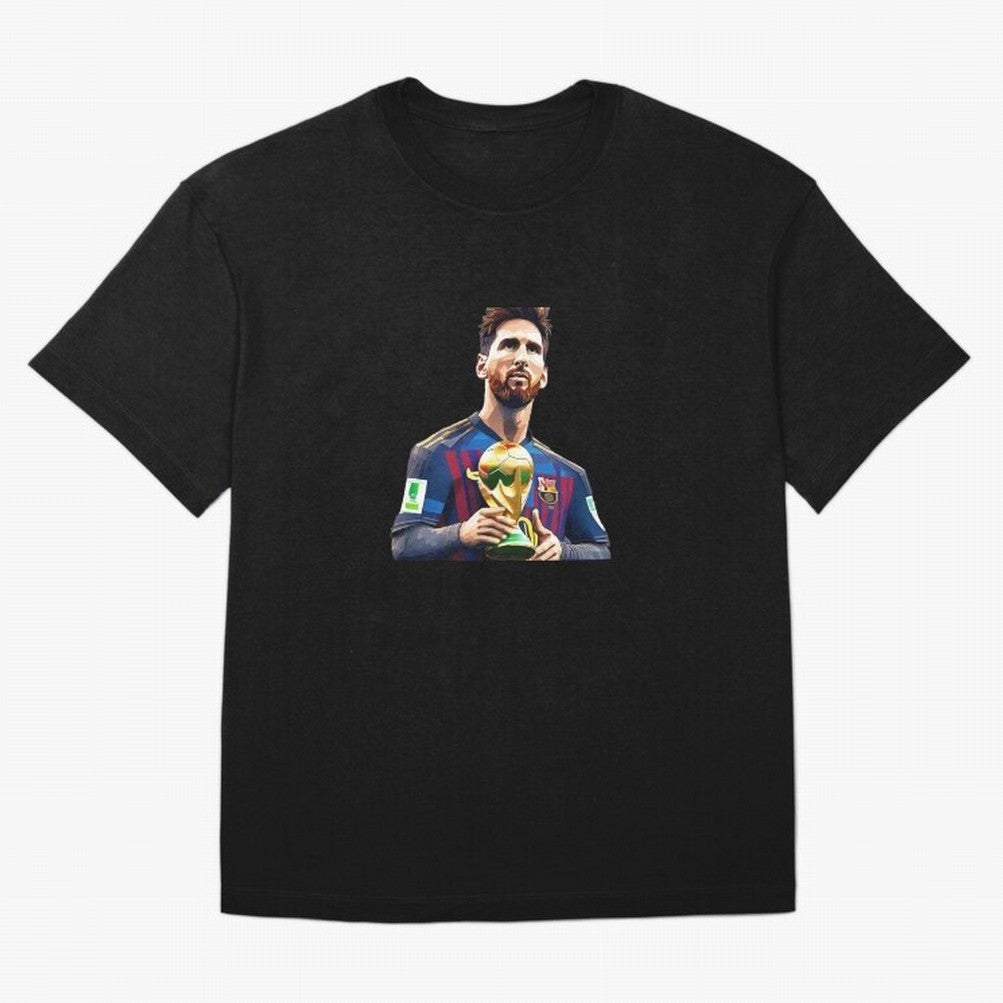 Messi World Cup with Barcelona Jersey Art Gift Classic T-Shirt Elevate Match Day Hype around FIFA World Cup 2026 Group Stage, Neymar, Haaland and Cristiano Ronaldo, Brazil, Worldwide Fan Energy, Dramatic Goals, Stadium Lights and Championship