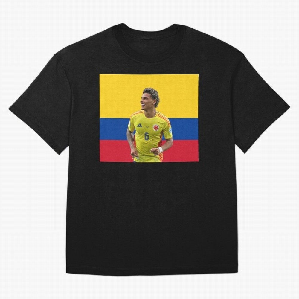 Richard Rios Colombian Flag Oversized T-Shirt Build the FIFA World Cup 2026 USA Canada Mexico Journey through Messi, Neymar and Mbappe Highlights, England and Germany Pride, Game Day Rituals, Football Legends, Country Pride and the Road to the