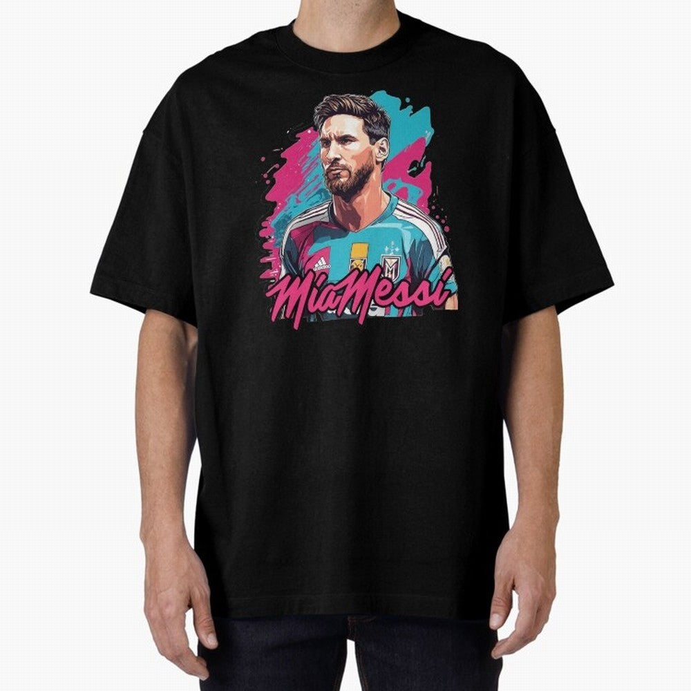 MiaMessi Premium Classic T-Shirt Celebrate the Stars of FIFA World Cup 2026 for Fans of CR7 and Portugal, Spain and Germany, Bringing Sports Nostalgia, International Competition, Famous Players and Unforgettable Victories; Ideal for Fans Who Follow
