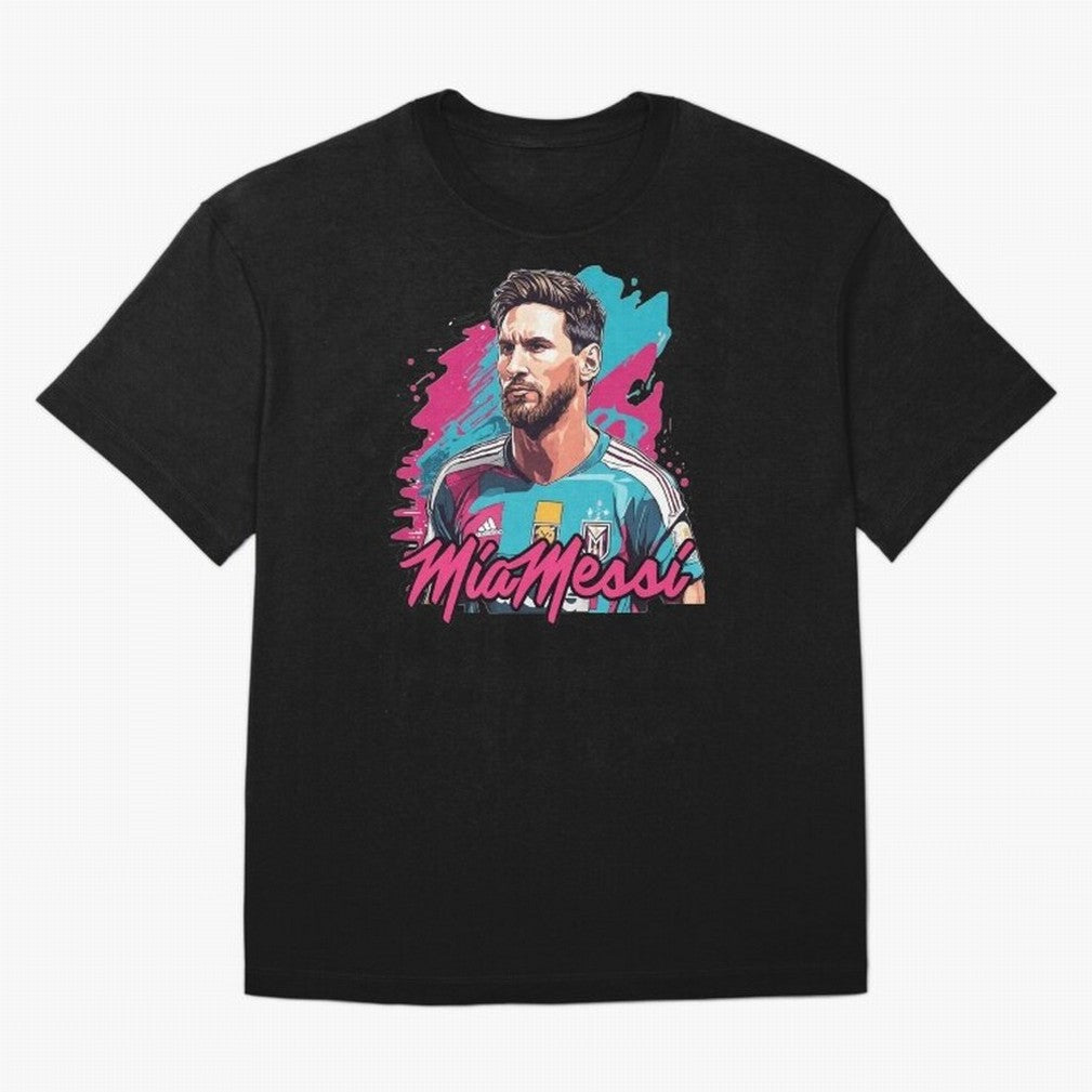 MiaMessi Premium Classic T-Shirt Celebrate the Stars of FIFA World Cup 2026 for Fans of CR7 and Portugal, Spain and Germany, Bringing Sports Nostalgia, International Competition, Famous Players and Unforgettable Victories; Ideal for Fans Who Follow
