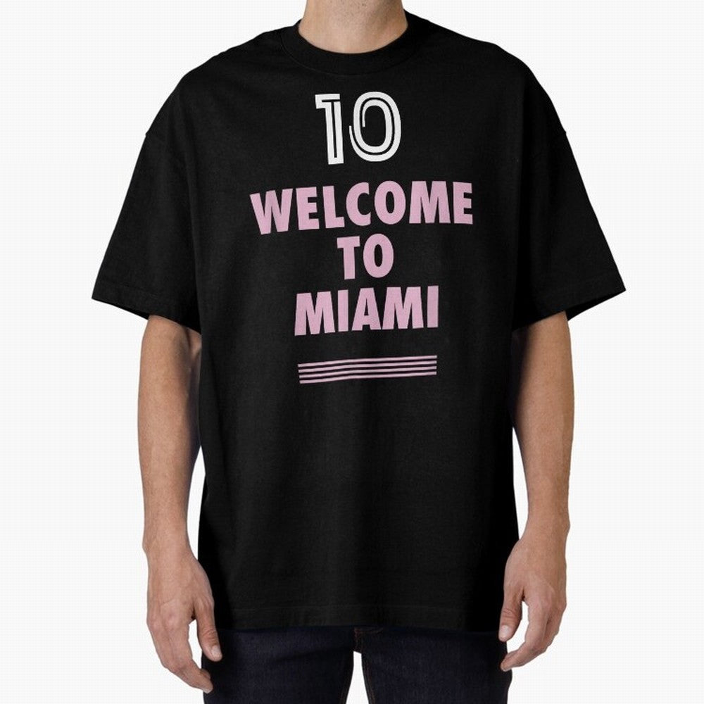 Welcome to Miami 10 - GOAT Classic T-Shirt Bring a Vintage Feel to FIFA World Cup 2026 USA Canada Mexico for Fans of CR7 and Germany, Bringing Game Day Rituals, Football Legends, Country Pride and the Road to the Final; Created for Match Day