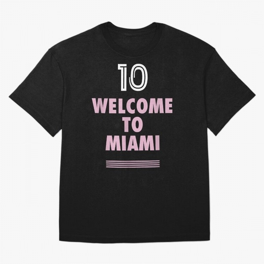 Welcome to Miami 10 - GOAT Classic T-Shirt Bring a Vintage Feel to FIFA World Cup 2026 USA Canada Mexico for Fans of CR7 and Germany, Bringing Game Day Rituals, Football Legends, Country Pride and the Road to the Final; Created for Match Day