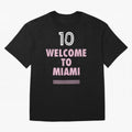 Welcome to Miami 10 - GOAT Classic T-Shirt Bring a Vintage Feel to FIFA World Cup 2026 USA Canada Mexico for Fans of CR7 and Germany, Bringing Game Day Rituals, Football Legends, Country Pride and the Road to the Final; Created for Match Day