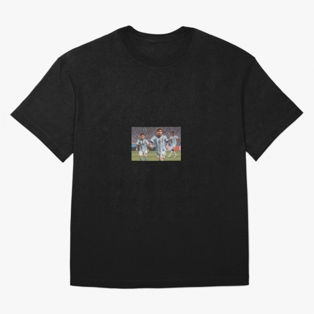 Messi Oversized T-Shirt Celebrate Soccer Greatness during Global Football Passion for FIFA World Cup 2026, Highlighting Cristiano Ronaldo, Brazil, Fan Favorite Moments, National Team Passion, Big Match Drama and Soccer History; Ideal for Football