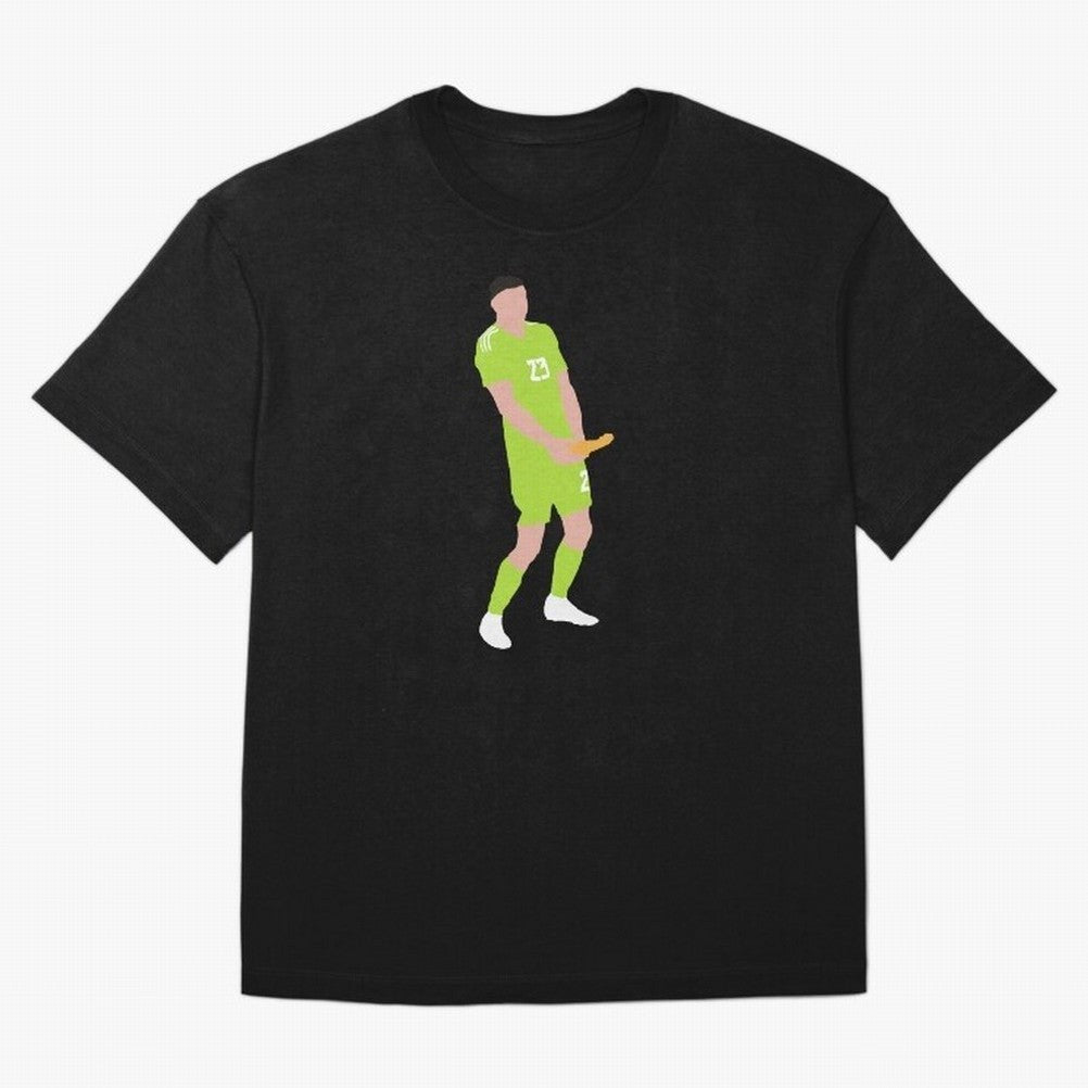 Emiliano Martinez celebration Classic T-Shirt Carry the Dream of Global Football Passion for FIFA World Cup 2026, Centered on Messi, Neymar and Mbappe, Argentina and Brazil, Fan Favorite Moments, National Team Passion, Big Match Drama and Soccer