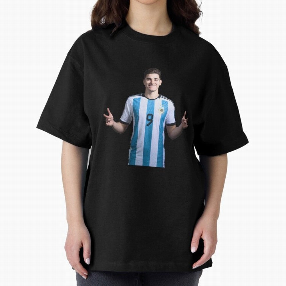 Julian Alvarez Classic T-Shirt Relive Legendary Nights from the FIFA World Cup 2026 Group Stage Journey through Messi, Neymar and Mbappe Highlights, Argentina Pride, Classic Soccer Heritage, Championship Pressure, Fan Loyalty and International