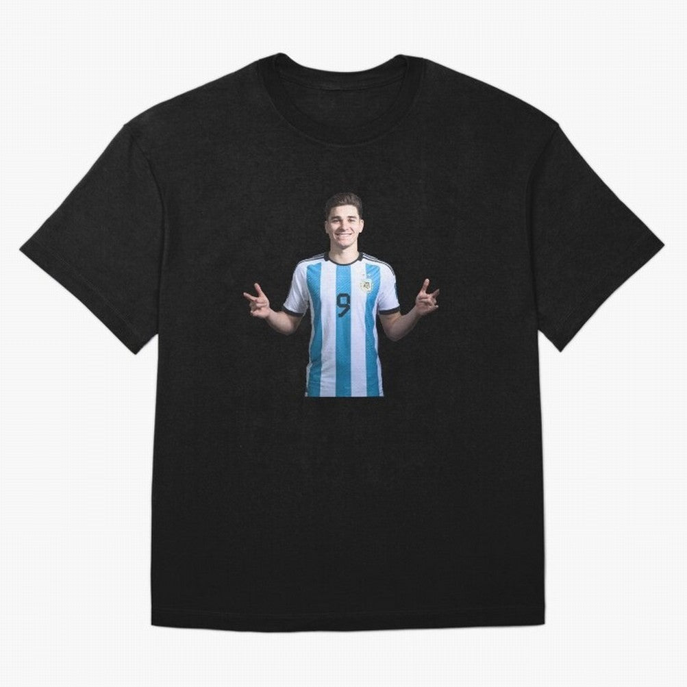 Julian Alvarez Classic T-Shirt Relive Legendary Nights from the FIFA World Cup 2026 Group Stage Journey through Messi, Neymar and Mbappe Highlights, Argentina Pride, Classic Soccer Heritage, Championship Pressure, Fan Loyalty and International