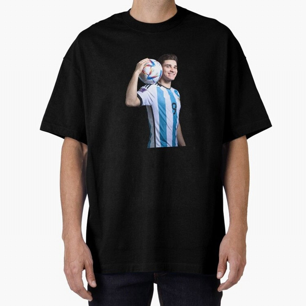 Julian Alvarez Classic T-Shirt Show Support during the FIFA World Cup 2026 Group Stage Journey through Messi and Cristiano Ronaldo Highlights, Brazil Pride, Match Day Excitement, Supporter Culture, Golden Goals and Global Football Passion; Perfect