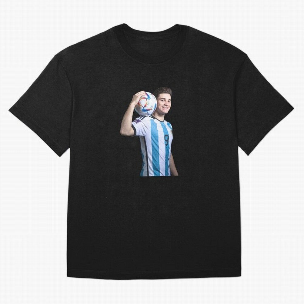 Julian Alvarez Classic T-Shirt Show Support during the FIFA World Cup 2026 Group Stage Journey through Messi and Cristiano Ronaldo Highlights, Brazil Pride, Match Day Excitement, Supporter Culture, Golden Goals and Global Football Passion; Perfect