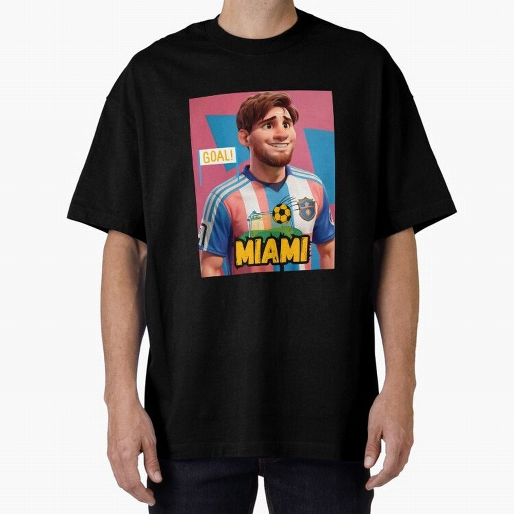 Messi FC Inter Miami Vintage T-shirt, Vintage Messi Football T Shirt, Vintage Soccer Sport Unisex Graphic Tee Classic T-Shirt Capture Stadium Memories from FIFA World Cup 2026 for Fans of Haaland and Mbappe and England, France and Netherlands,