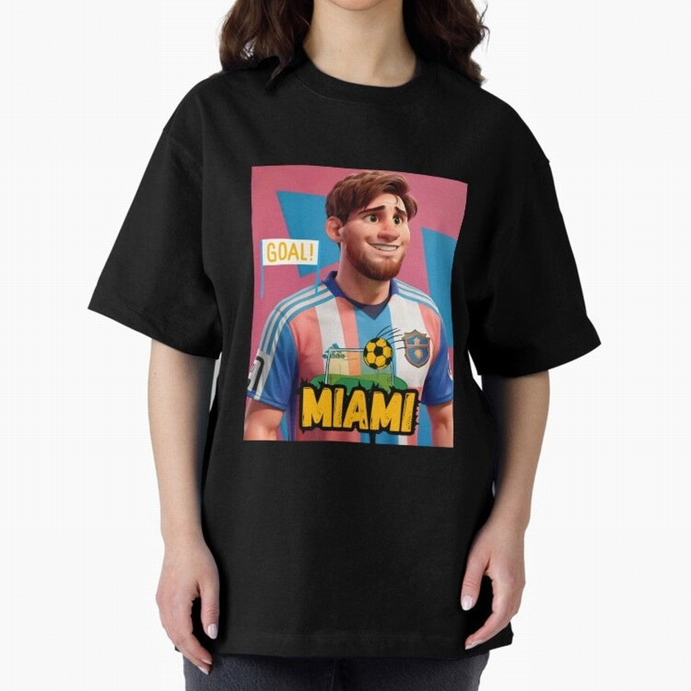 Messi FC Inter Miami Vintage T-shirt, Vintage Messi Football T Shirt, Vintage Soccer Sport Unisex Graphic Tee Classic T-Shirt Capture Stadium Memories from FIFA World Cup 2026 for Fans of Haaland and Mbappe and England, France and Netherlands,